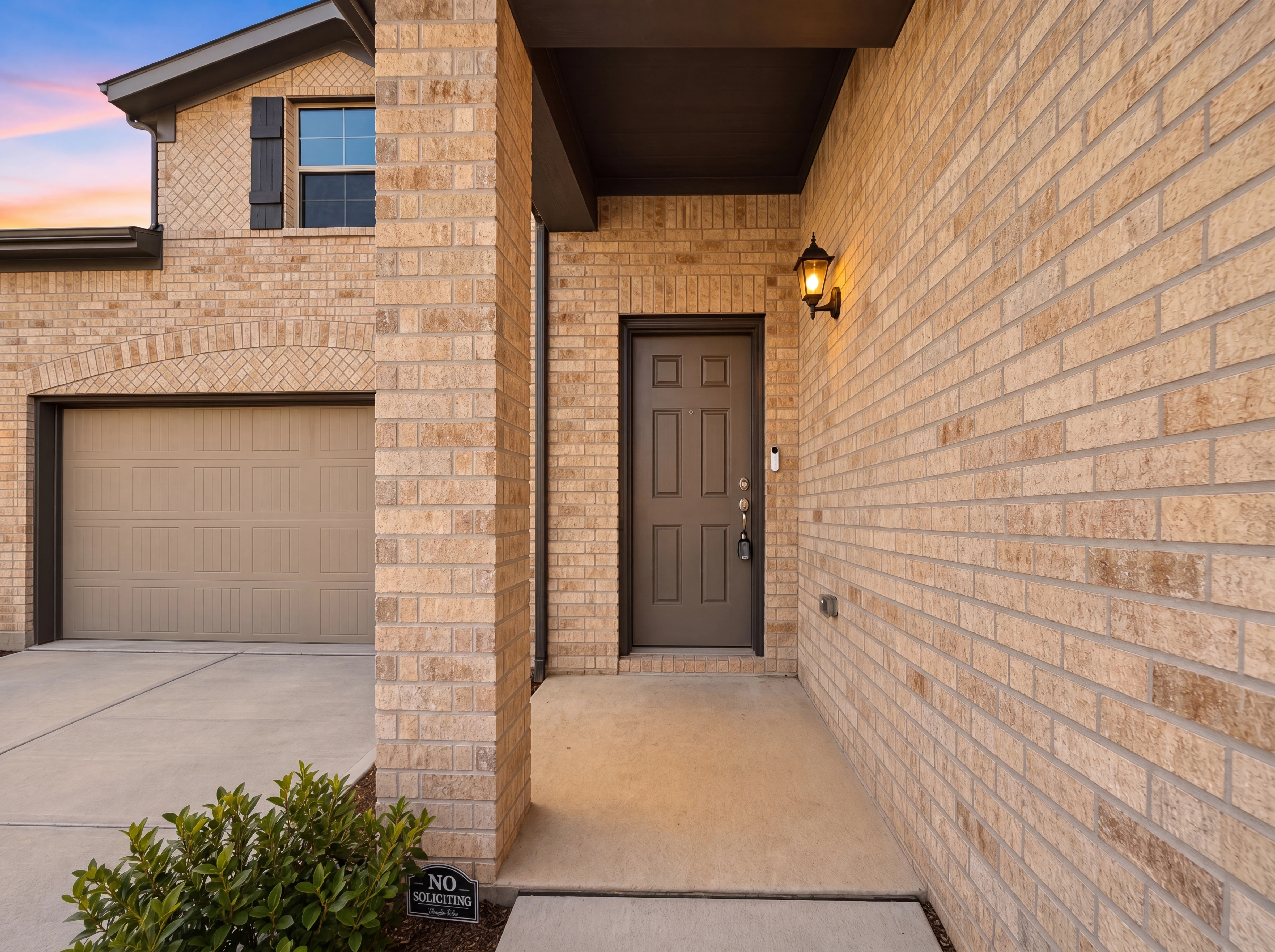 Front entrance and yard