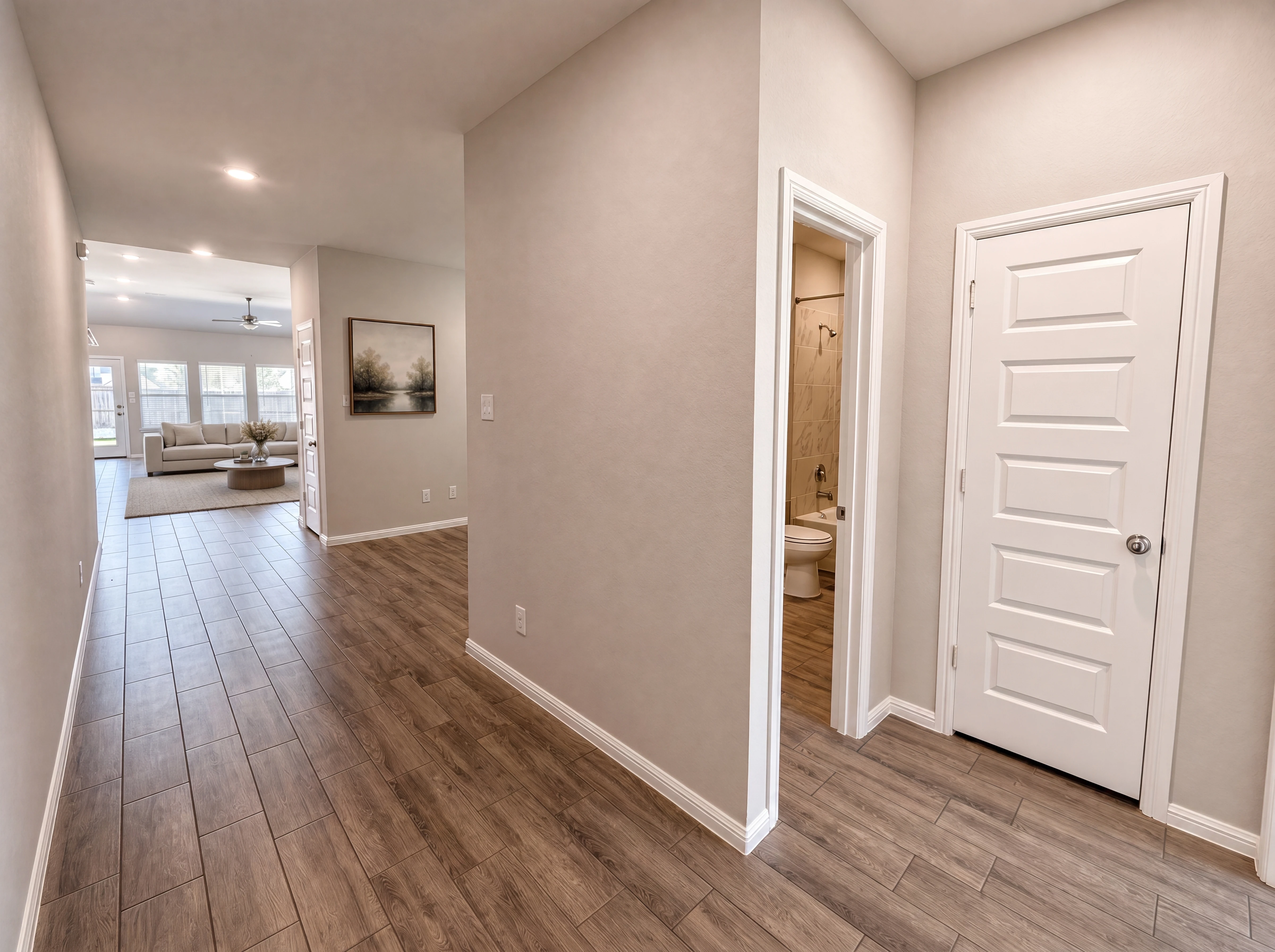 Foyer with sight line to great room