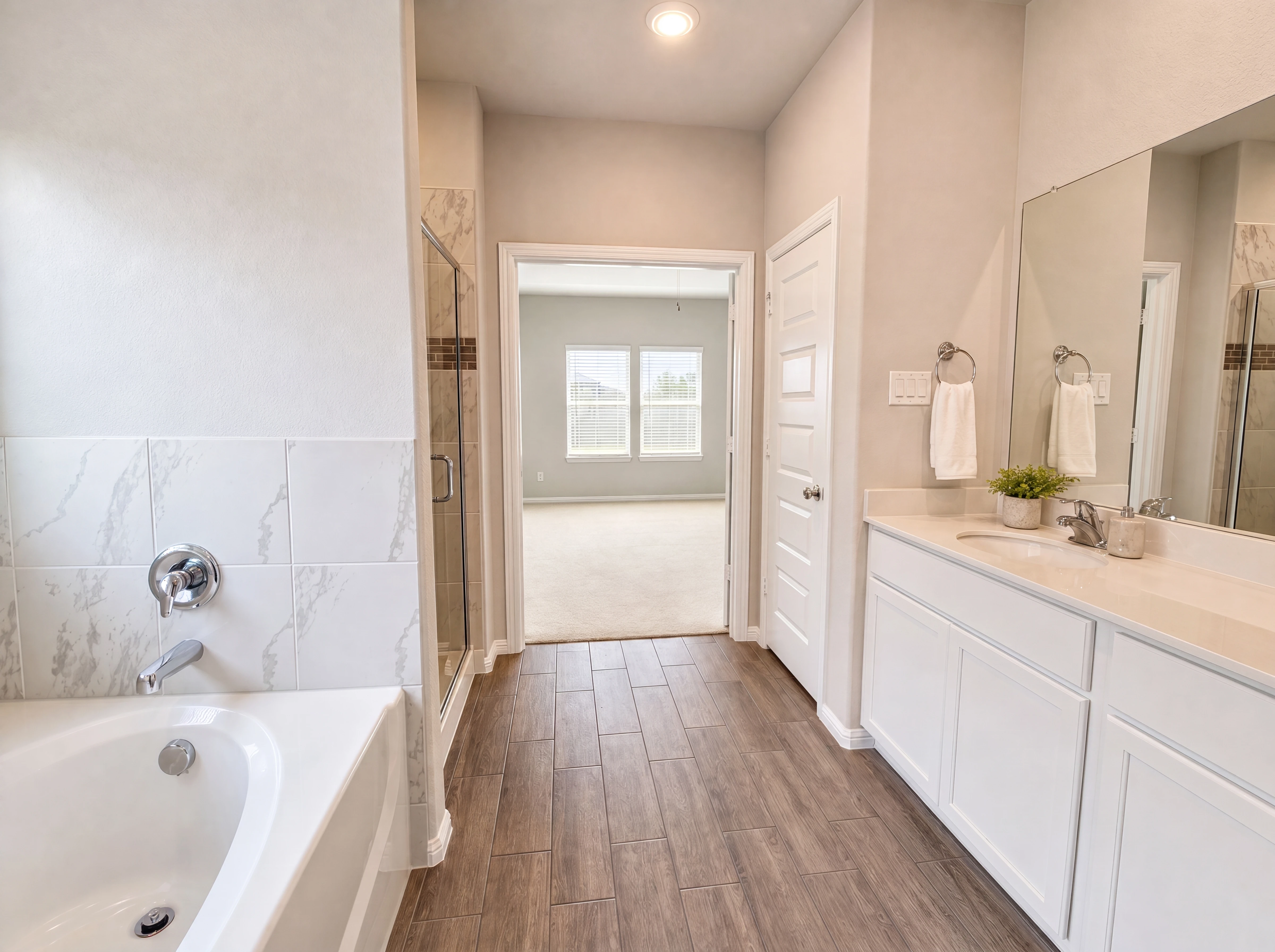 Primary bath shower detail
