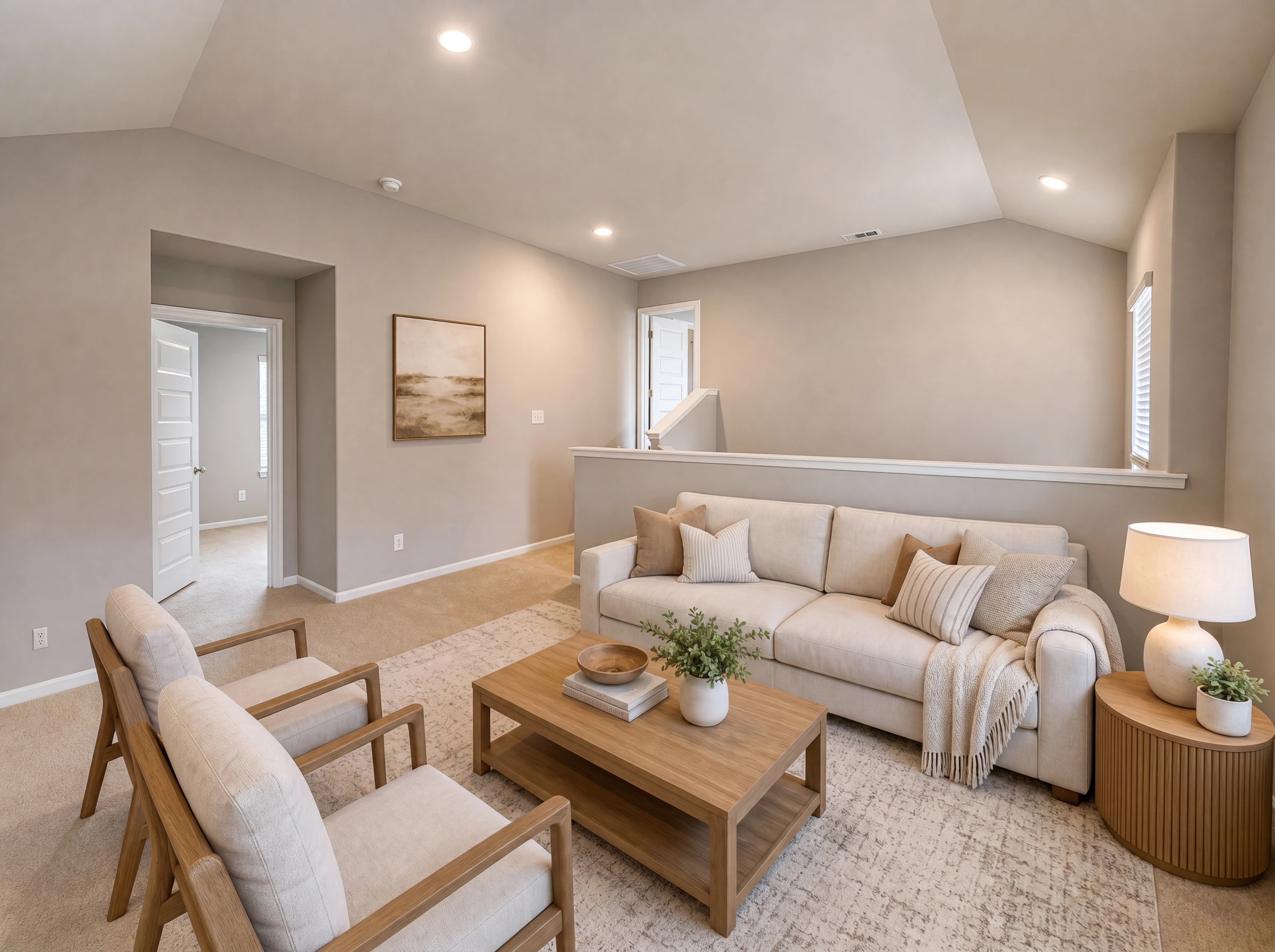 Upstairs game room